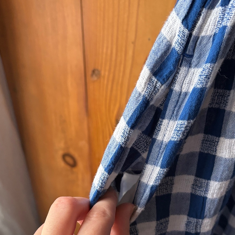 Aerie Navy and White Checkered Sundress - Picture 7 of 8